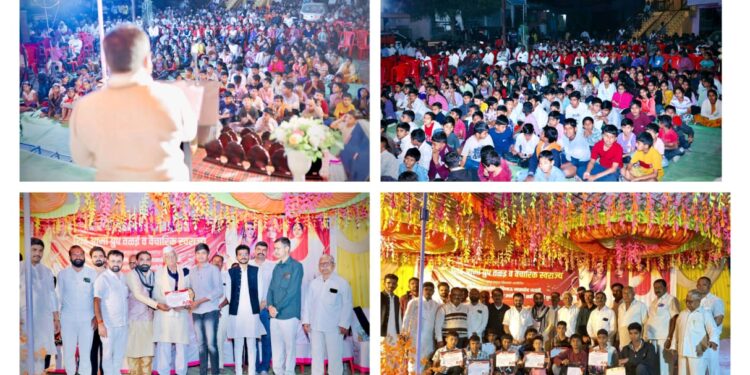 तळई येथे दिमाखात साजरा झाला ऐतिहासिक व आदर्श संयुक्त जयंती महोत्सव