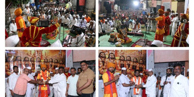 धरणगाव येथे संत तुकोबाराय जयंतीनिमित्त नाथभक्तीचा जागर