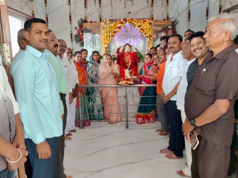 धरणगाव येथील मरीमाता मंदिराच्या जिर्णोद्धार निमित्ताने महाआरतीसह भंडारा