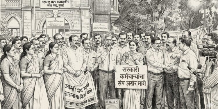 सरकारी कर्मचाऱ्यांचा संप अखेर मागे