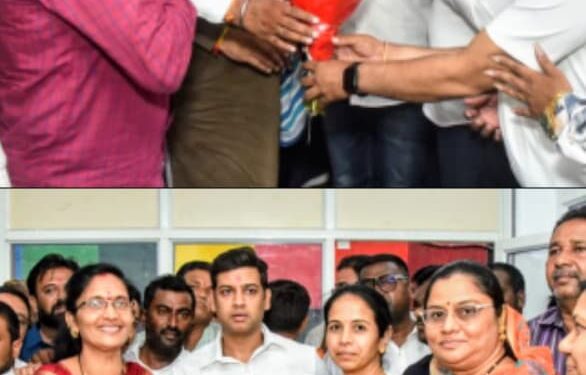 खा. डॉ. श्रीकांत शिंदे यांची धरणगाव शिवसेना कार्यालयाला सदिच्छा भेट